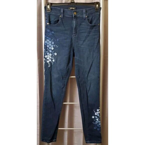 Karen Kane Denim - Karen Kane Women's Embroidered Blue‎ Jeans Size 8